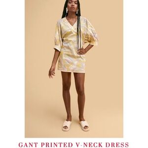 GANT Liberty Printed Vneck Dress